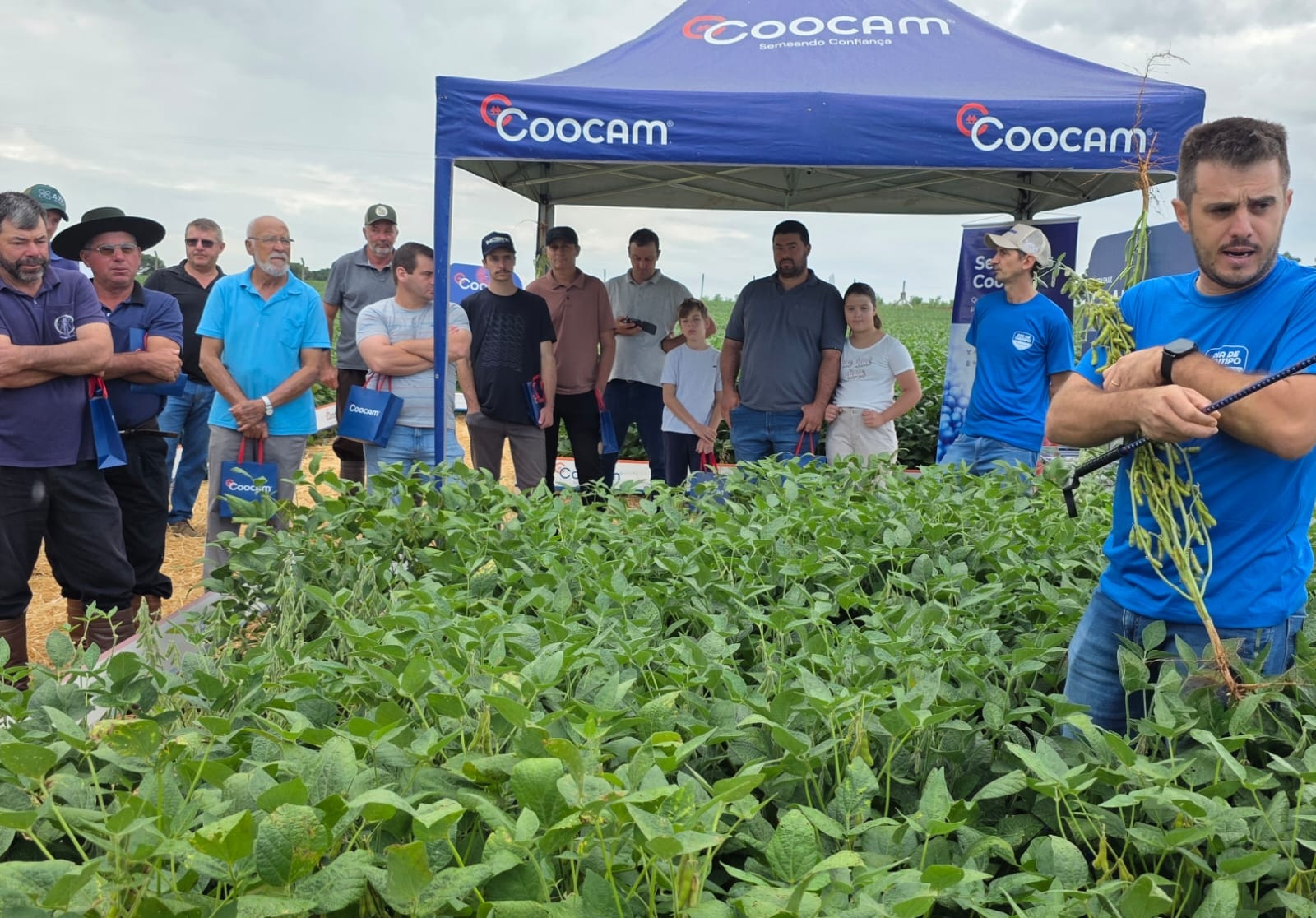 A filial de Barracão encerra os Dias de Campo Coocam 2026