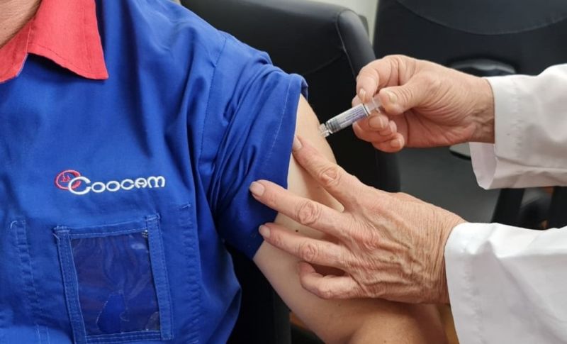 Coocam realiza Campanha de Vacinação contra a Gripe Influenza edição 2021
