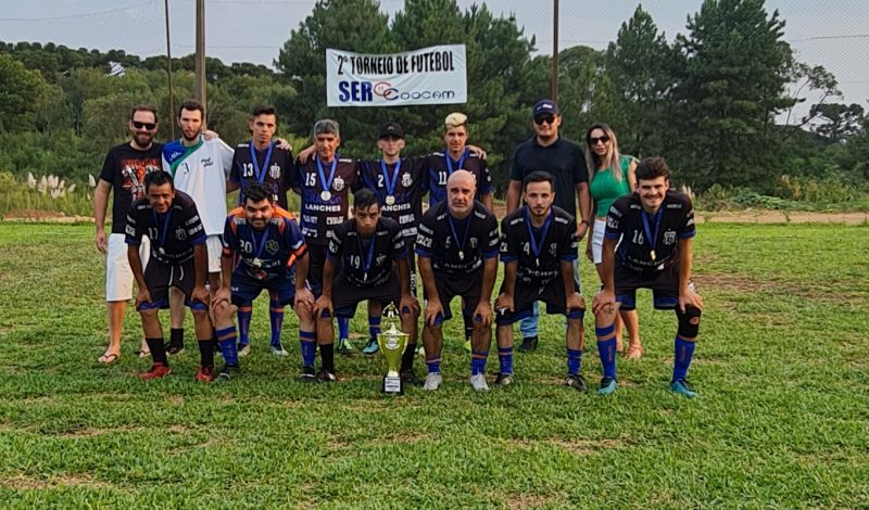 Equipe da Filial de Lebon Régis é campeã do 2º Torneio de Futebol da SER Coocam