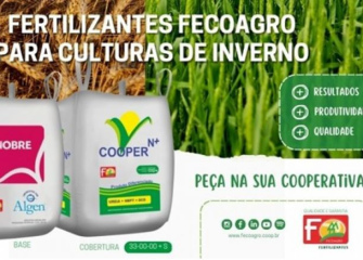 Fecoagro lança campanha de vendas de fertilizantes para inverno